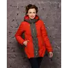 Куртка зимняя двухцветная красный 3035