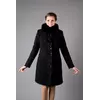 Зимнее пальто паетки черное 5053